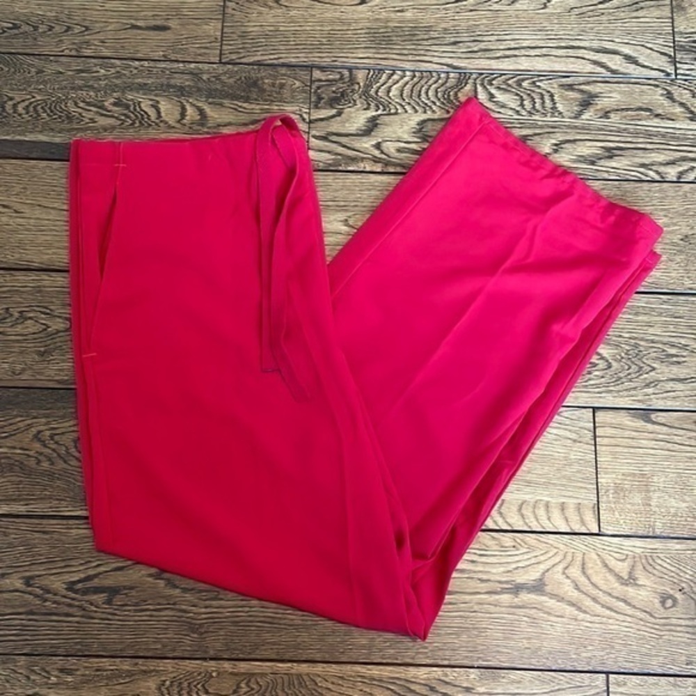 NEVER WORN unisex red scrub pants.